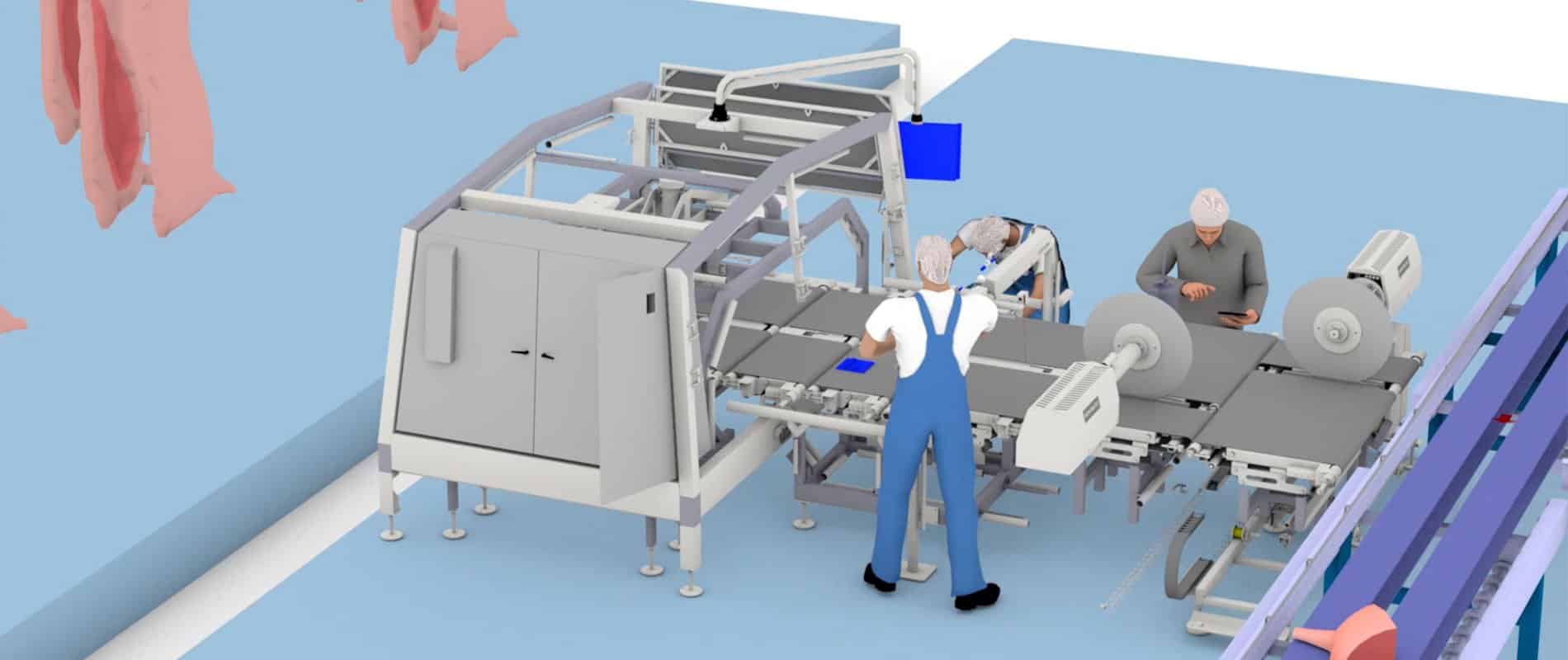 3D animationsfilm på et slagteri