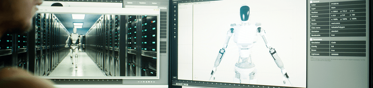 3D animation med robot