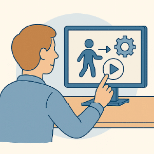 Animationsfilm der kan forklare komplekse processer