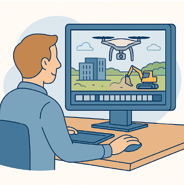 Redigering af dronefilm og dronevideo - udvælgelse af gode dronefotos