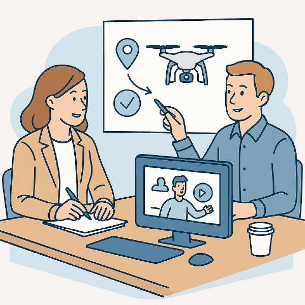 Planlægning af droneoptagelser til en spændende dronevideo