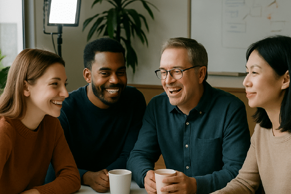 Optagelse af employer branding videos foregpr altid i virksomheden