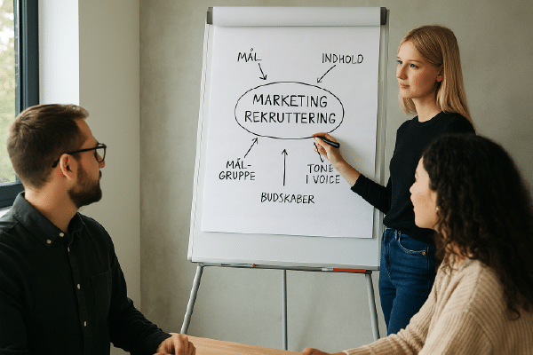 Marketing rekruttering af medarbejdere gennem præsentation af virksomheden
