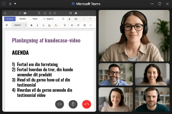 Forberedelse og planlægning af kundecase-video