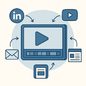 Distribution af virksomhedsvideo på de rigtige kanaler