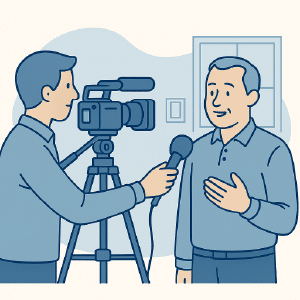 Optagelse til filmproduktion