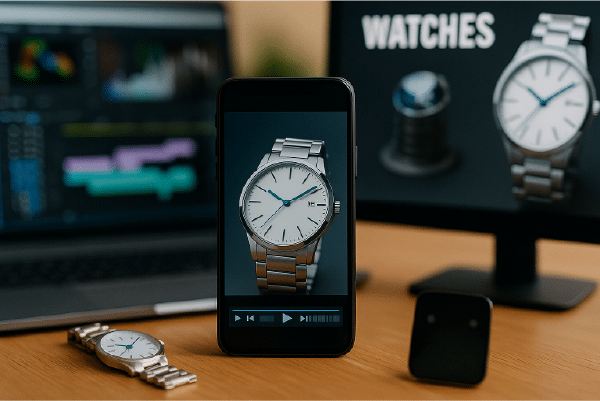 Levering af produktvideo i flere formater