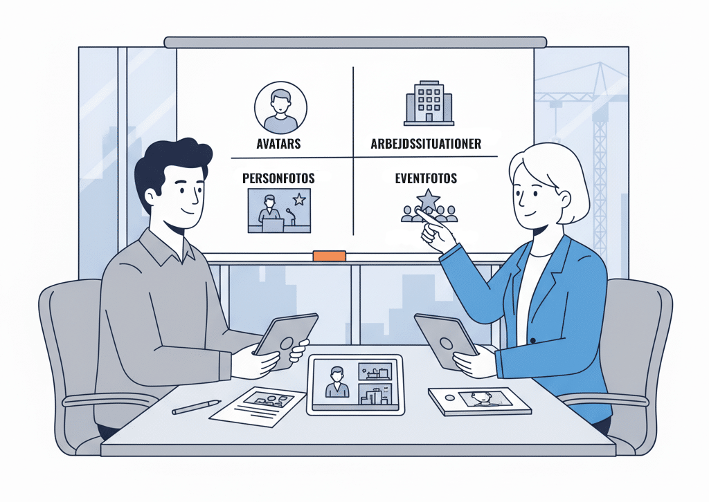 Erhvervsfoto baseret på brief og behovsafdækning