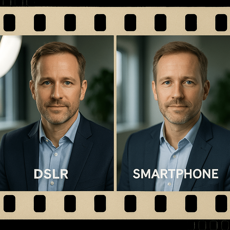 Erhvervsfoto - hvad er forskellen på professiionelle fotos og fotos med mobiltelefon