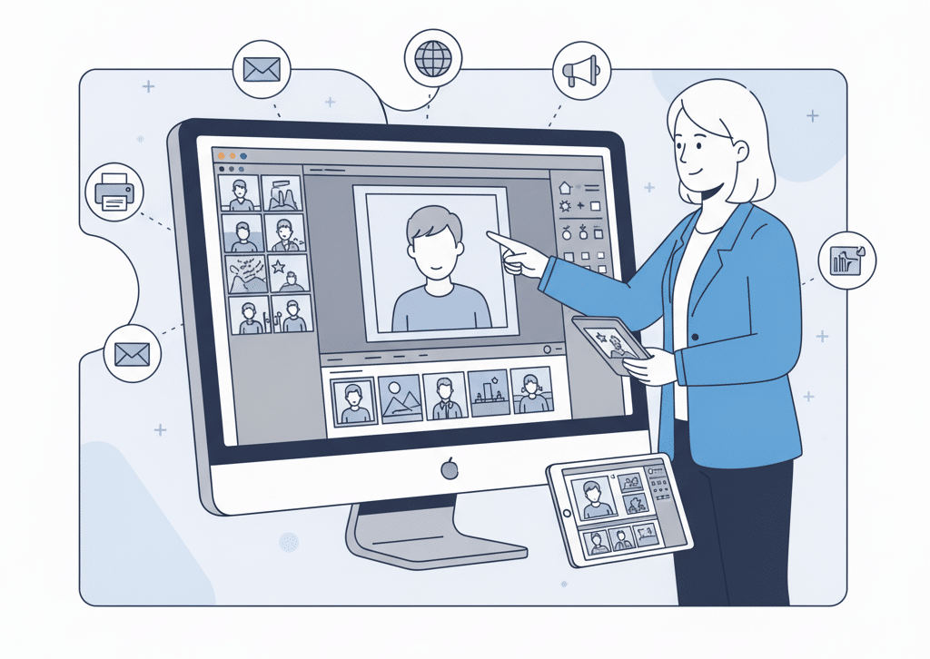 Erhvervsfoto - Udvælgelse og redigering af billeder