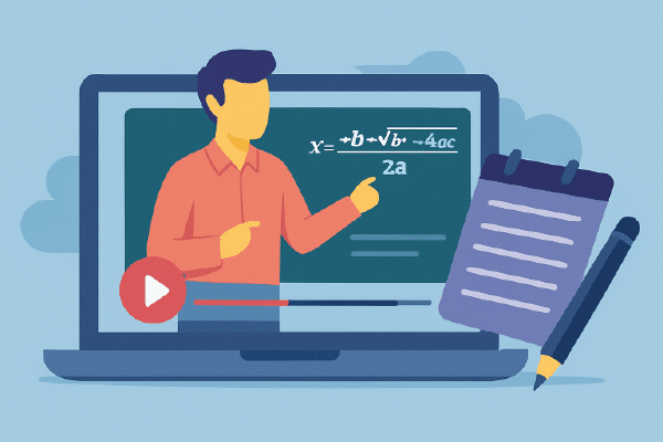 Ikon til Animationsfilm → Infografik-diagram, gear/pile samles til play-ikon.