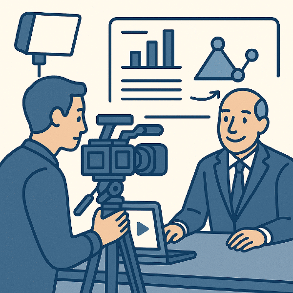 Optagelse af rekrutteringsvideo