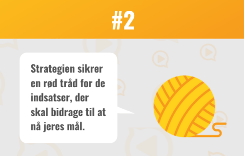 Infografik med 3 fordele ved kommunikationsstrategier