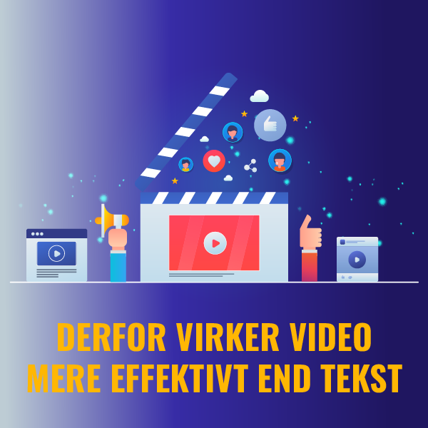 Digital marketing - hvorfor virker video mere effektivt end tekst