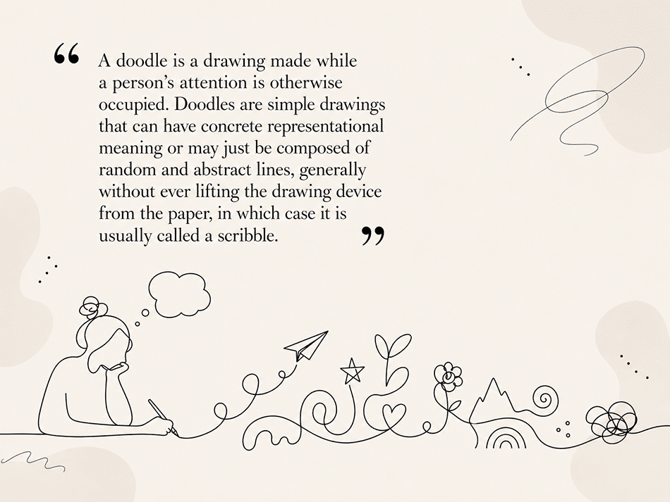 hvad er en doodle | Doodles er tegninger til animerede film