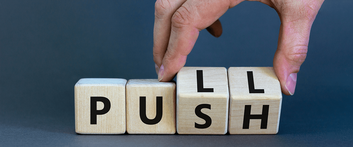 push-marketing vs pull-marketing