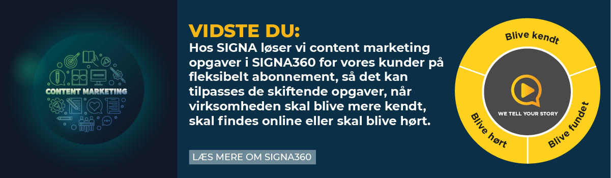 Banner SIGNA360 - content marketing