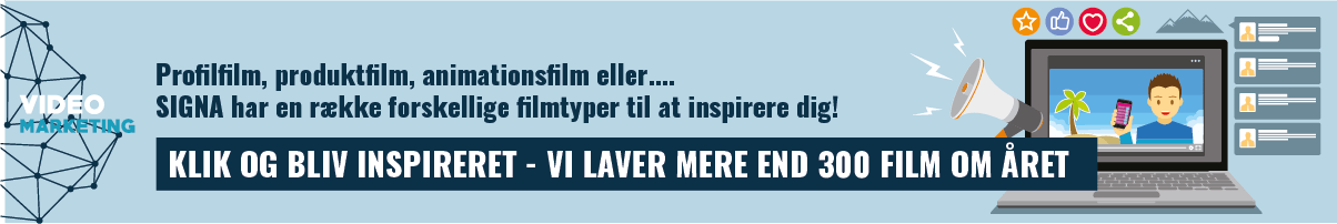 Få en række filmtyper at vælge imellem